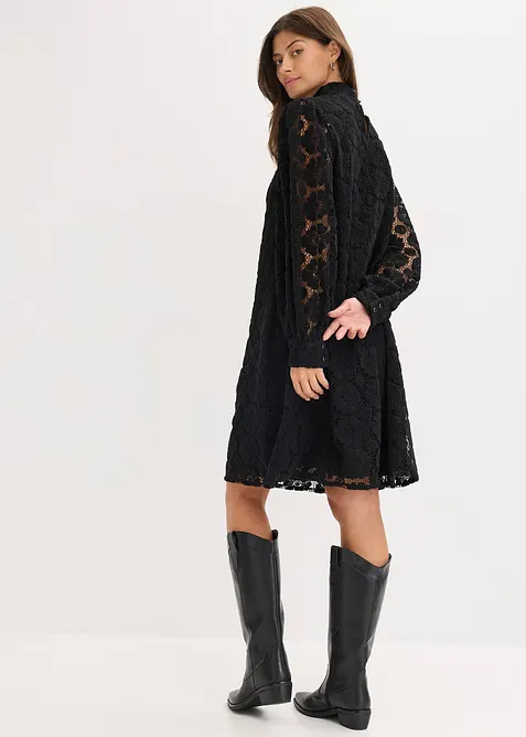 Minikjole i blondemateriale, bonprix