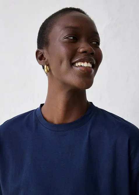 Topp med silke, bonprix