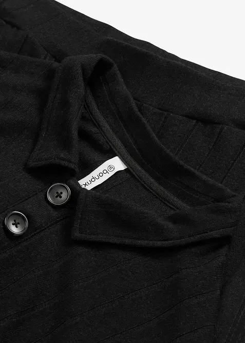 Loungewear-kosedress i mykt ribbemateriale, oversized, bonprix