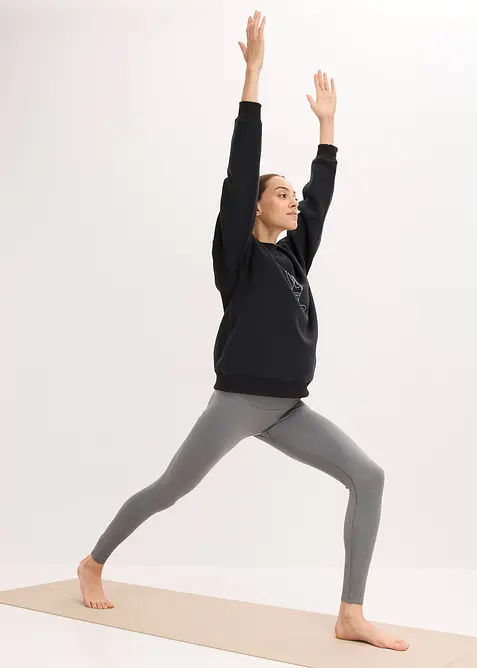 Varmende, oversized sweatshirt, hurtigtørkende, bonprix