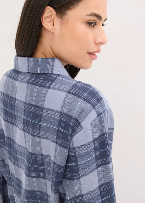 Vevd flanellspyjamas, bonprix