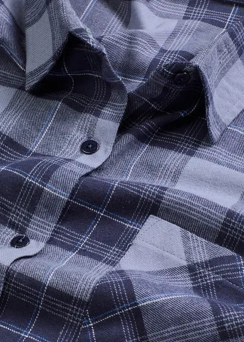 Vevd flanellspyjamas, bonprix