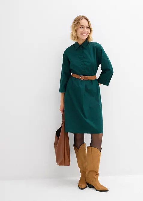 Kjole i 100% bomull, bonprix