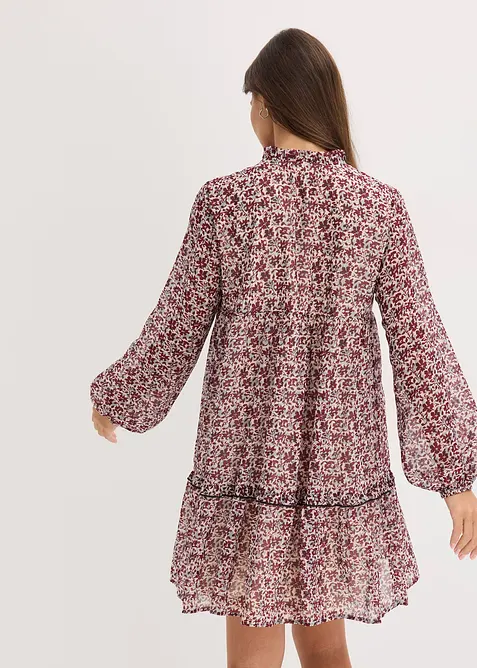 Kjole med broderi, bonprix