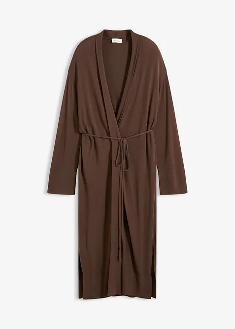 Strikket kåpe av myk viskosemiks, bonprix