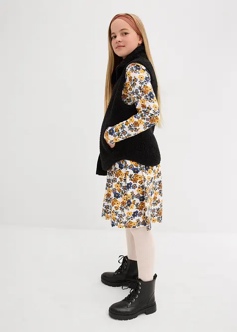 Jerseykjole i 100% økologisk bomull (2-pack), bonprix