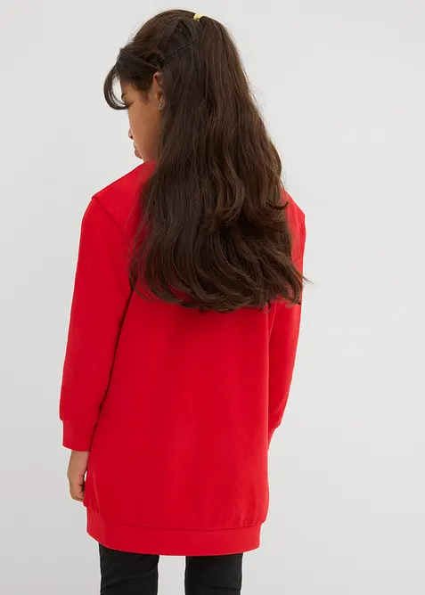 Sweatshirtkjole i 100% bomull, bonprix
