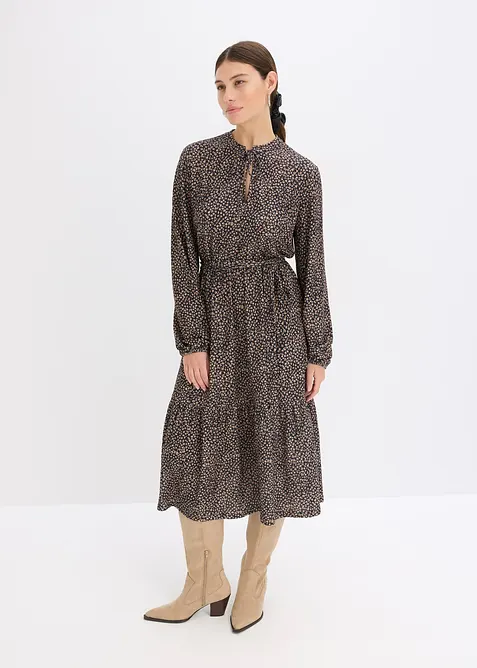 Legglang jerseykjole, bonprix