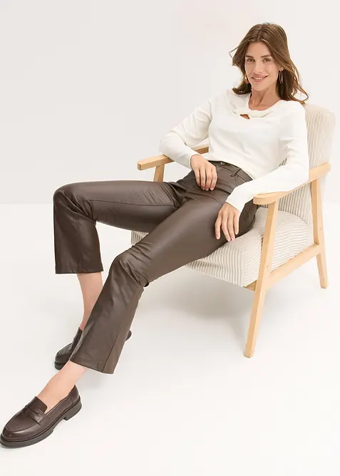 Ribbet topp, bonprix