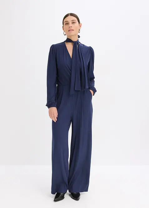 Jumpsuit i lett viskosemiks, bonprix