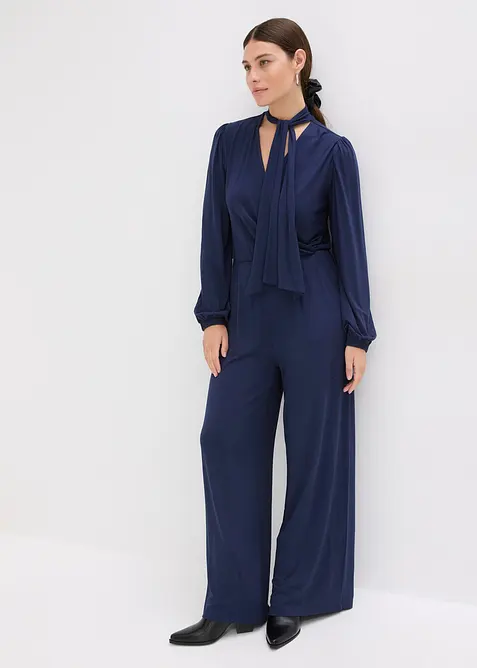 Jumpsuit i lett viskosemiks, bonprix