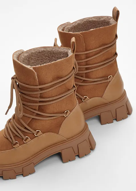 Fôrede snøreboots, bonprix