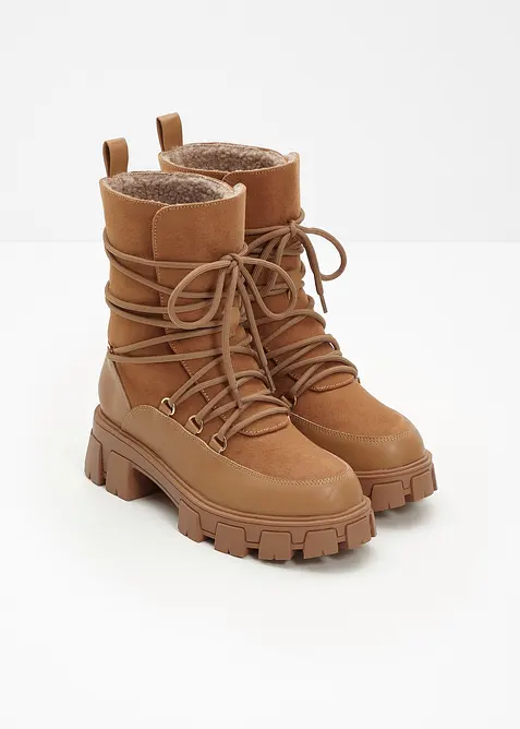 Fôrede snøreboots, bonprix