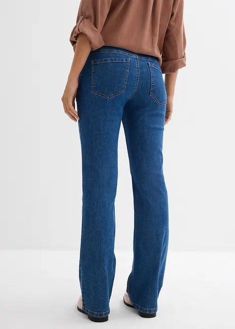 Mammajeans med økologisk bomull og lett utsvingte ben, bonprix