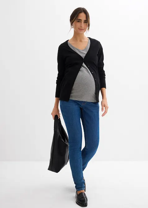 Mammajeans med økologisk bomull, Skinny, bonprix