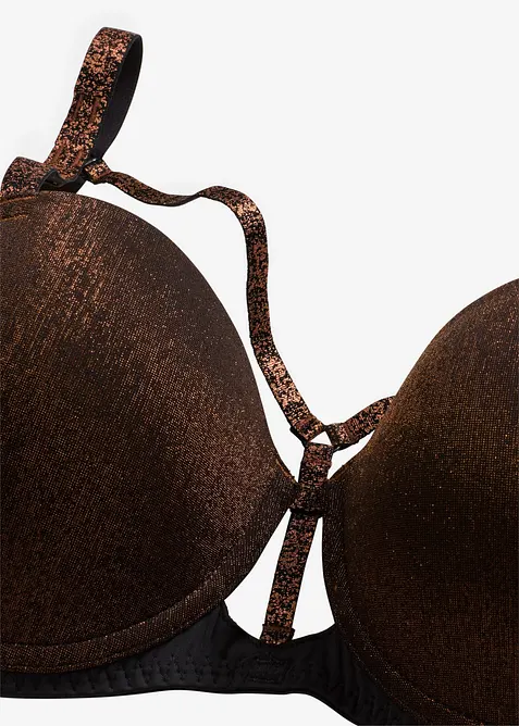 Balconette-BH i glittermateriale, bonprix