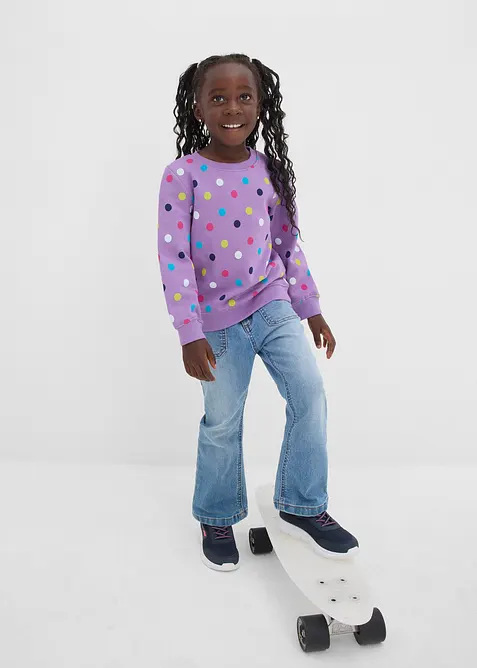 Sweatshirt i 100% økologisk bomull (2-pack), bonprix