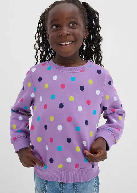 Sweatshirt i 100% økologisk bomull (2-pack), bonprix