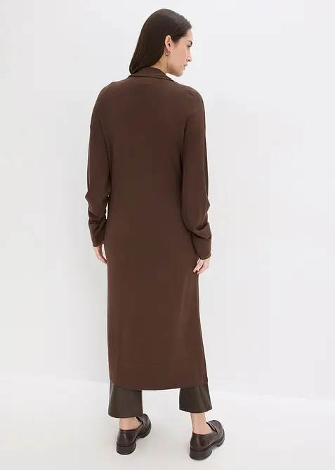 Strikket kåpe av myk viskosemiks, bonprix