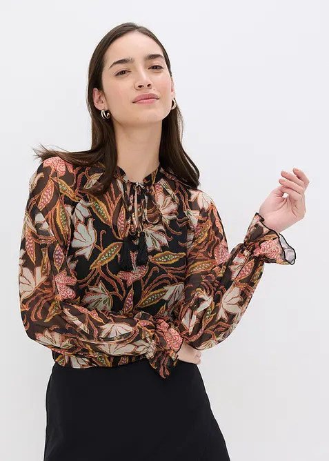 Trikottunika i myk mesh, bonprix