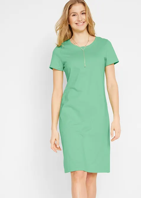 Jerseykjole i 100% bomull (2-pack), bonprix