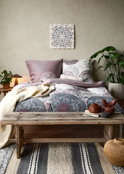 Sengesett med ornamenter, bonprix