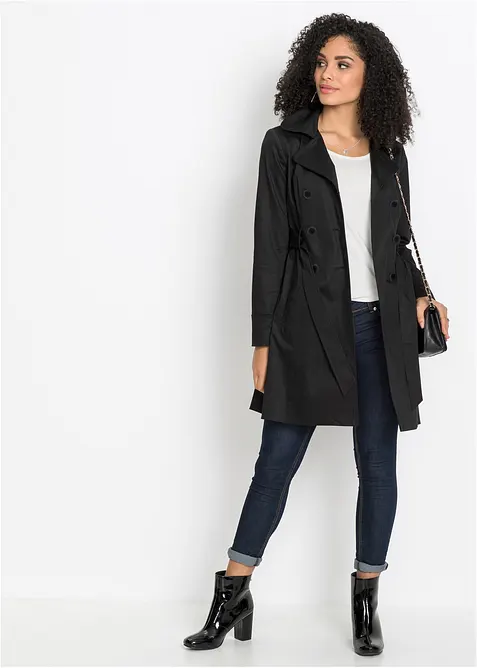 Trenchcoat i bomull, bonprix