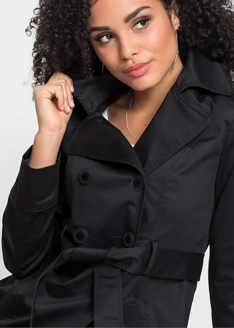 Trenchcoat i bomull, bonprix