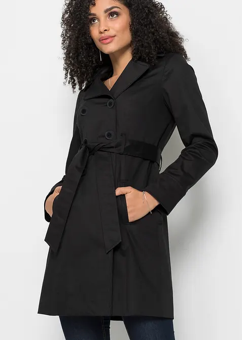 Trenchcoat i bomull, bonprix