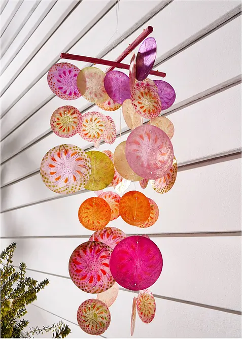 Vindspill med Capiz-skjell, Boltze Home Collections