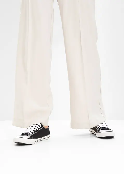 Sneakers i bomullskanvas, bonprix