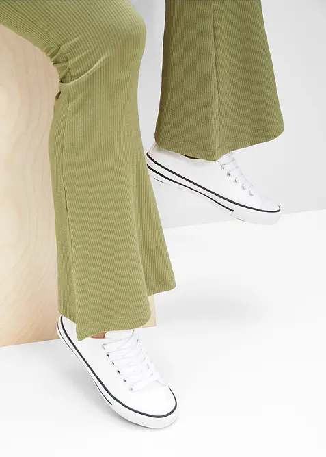 Sneakers i bomullskanvas, bonprix