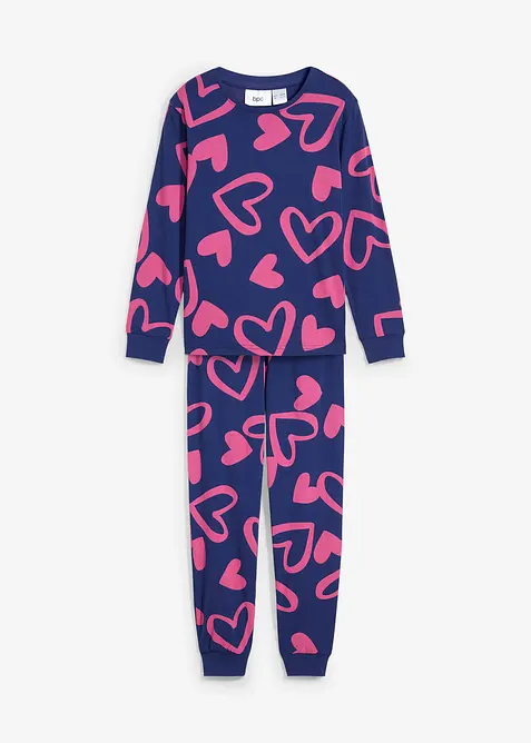 Pyjamas i 100% økologisk bomull (2-delt sett), bonprix