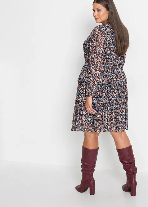 Minikjole i mesh, bonprix