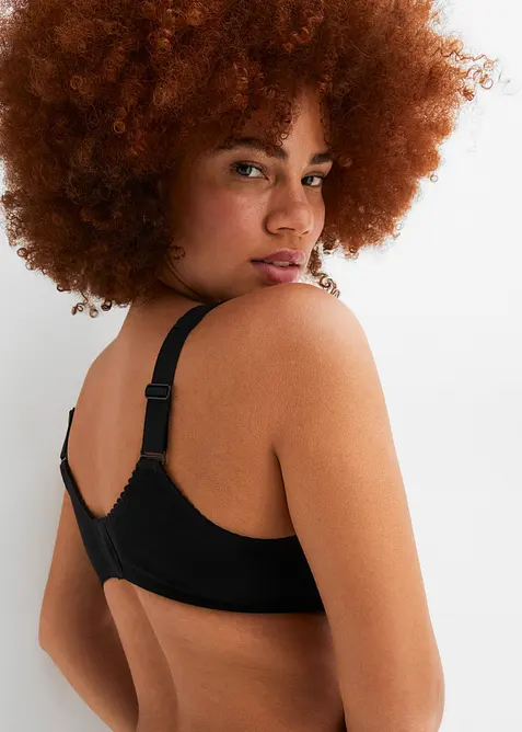 BH uten b&oslash;yle, med &oslash;kologisk bomull (2-pack), bonprix