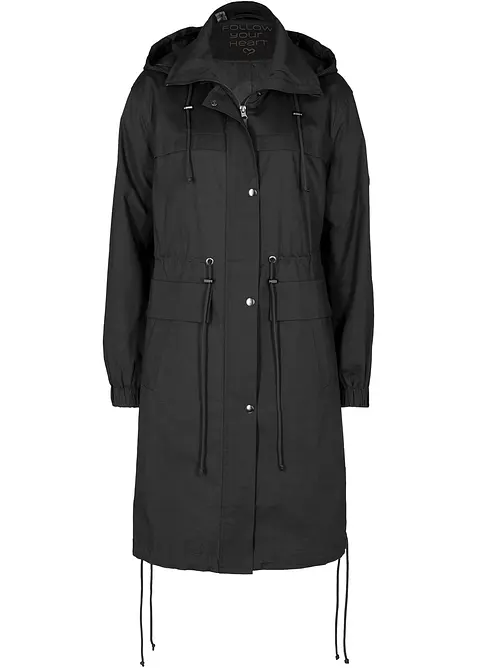 Trench-parkas med store lommer, bonprix