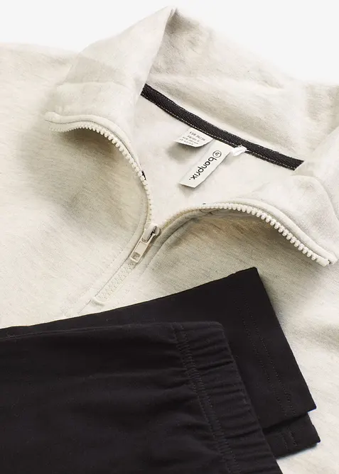 Loungewear-kosedress med leggings, bonprix