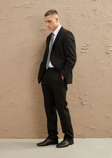 Dress med skjorte og slips, Regular fit  (4-delt sett), bonprix