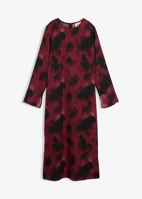 Midikjole i sateng, bonprix