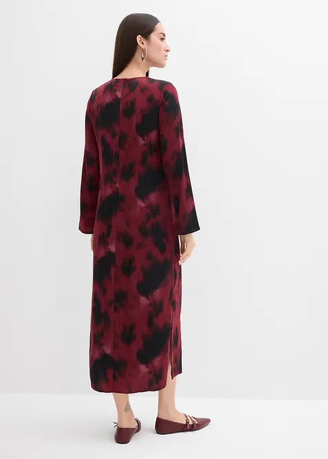 Midikjole i sateng, bonprix