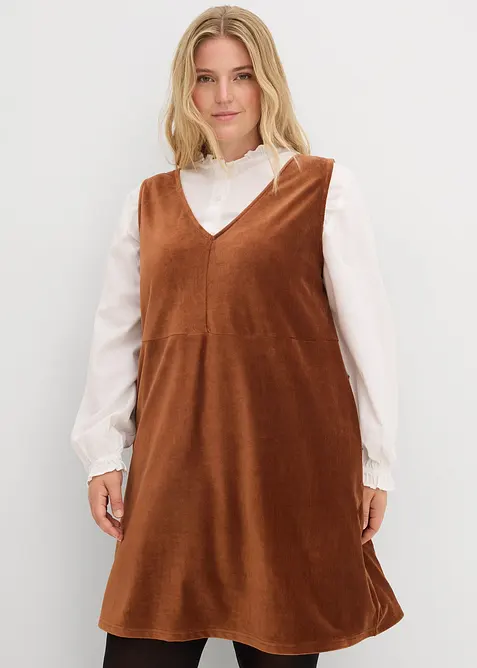 Selekjole av jersey-cord, bonprix