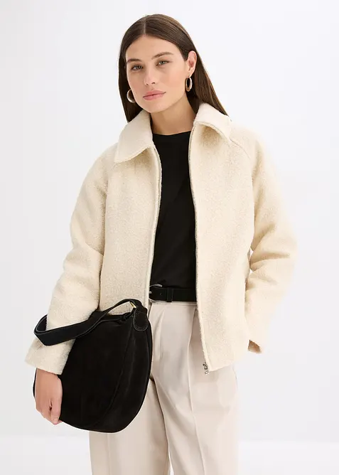 Håndveske i skinn, bonprix