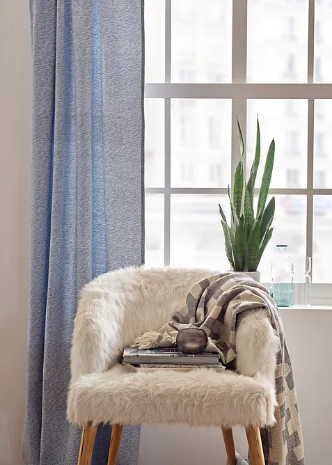 Gardin i økologisk bomull (1-pack), bonprix