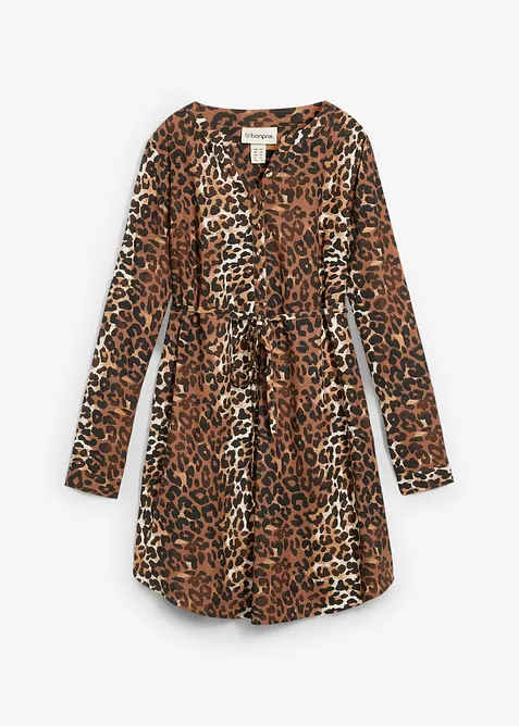 Mamma-skjortekjole i lett viskose, bonprix