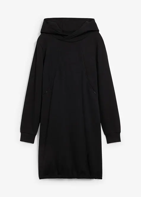 Mamma- og ammekjole i sweatmateriale av økologisk bomull, bonprix