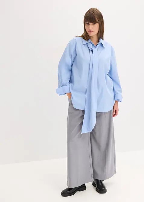 Knytebluse i 100% bomull, bonprix