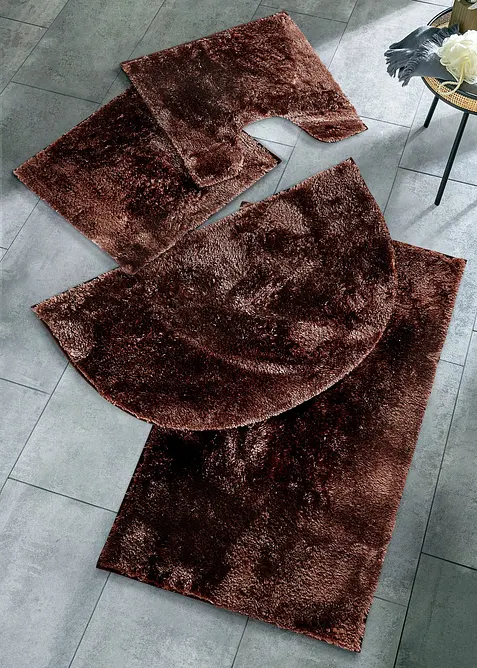 Badematte med glinsende overflate, bonprix