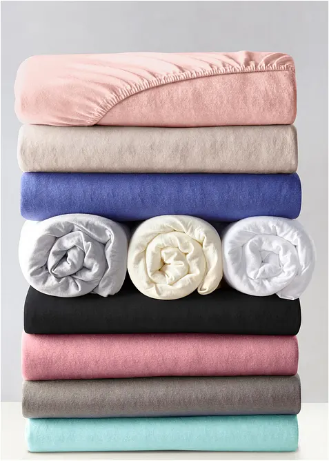 Comfort-stretchlaken i jersey, bonprix
