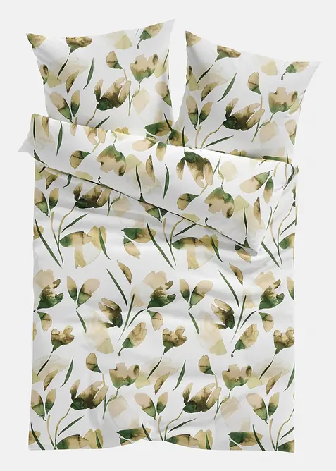 Sengesett med mønster i akvarellstil, bonprix