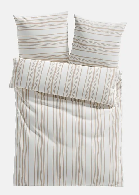 Sengesett med stripemønster, bonprix
